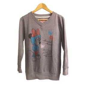 Disney Minnie  Mouse Graphic Sweater